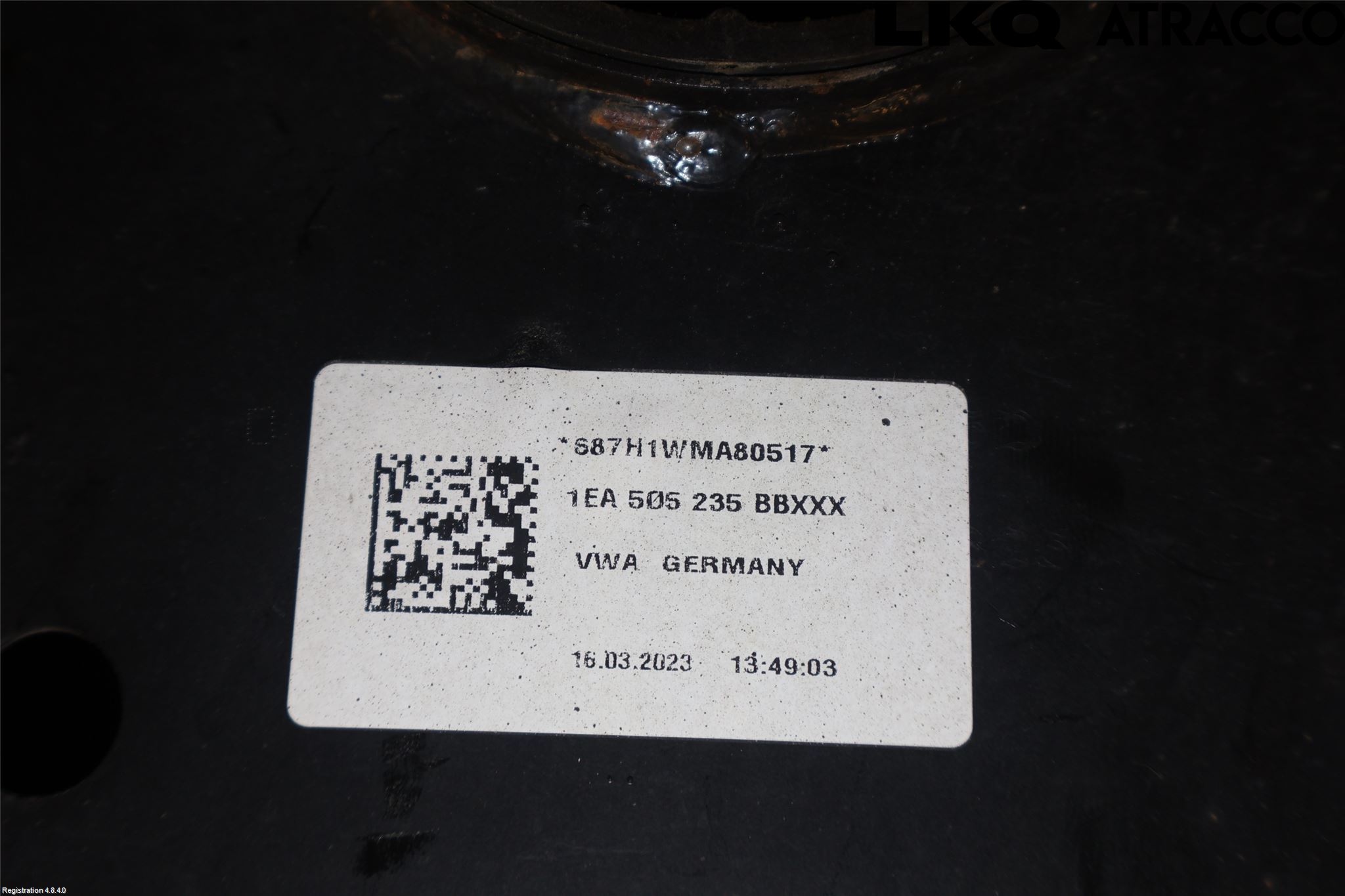 Volkswagen VW ID.3 21- Bakaksel Feste Travers-Ramme
