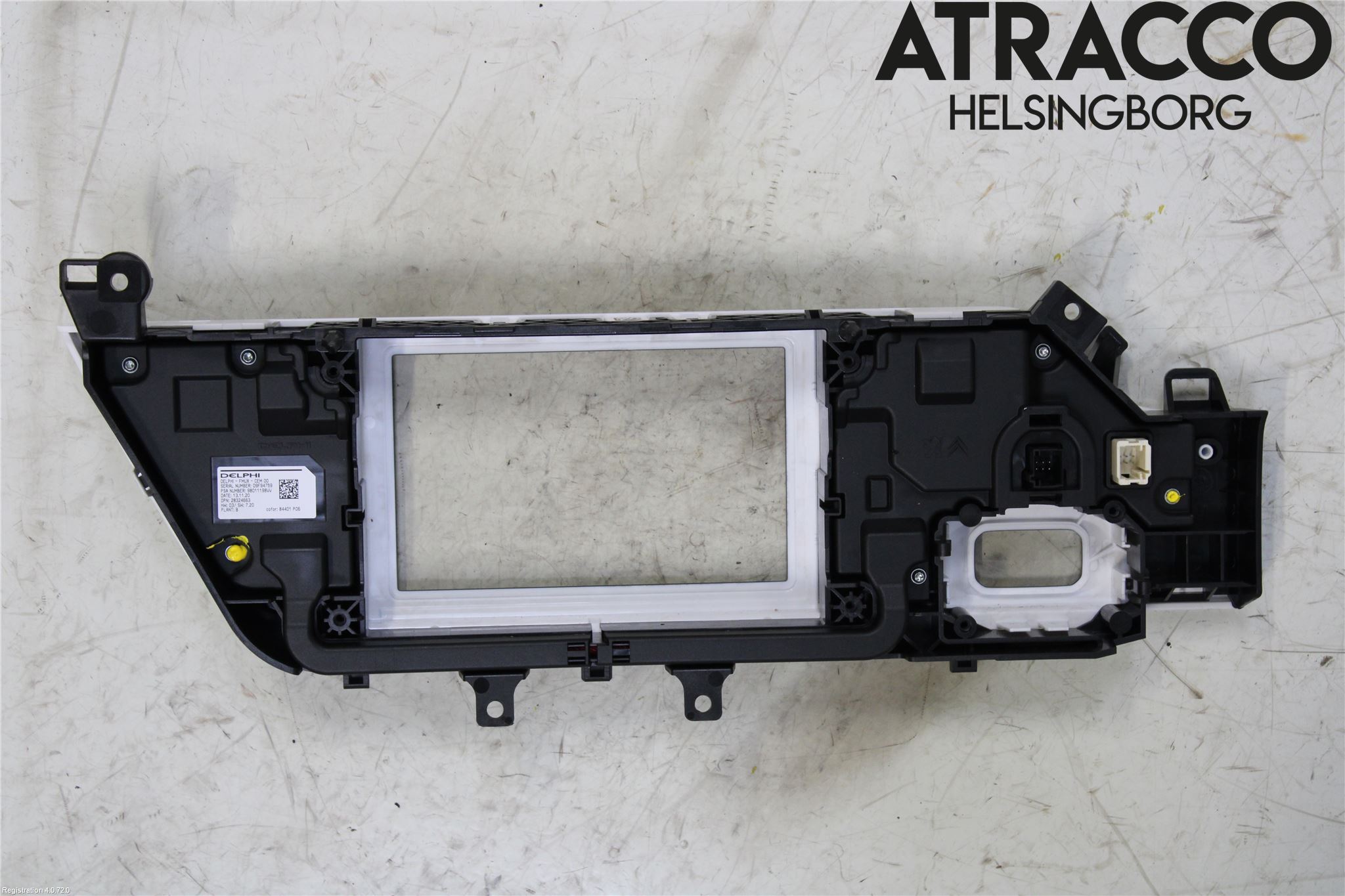 Citroen C4 GRAND PICASSO 14-18 Innr Radio Ramme