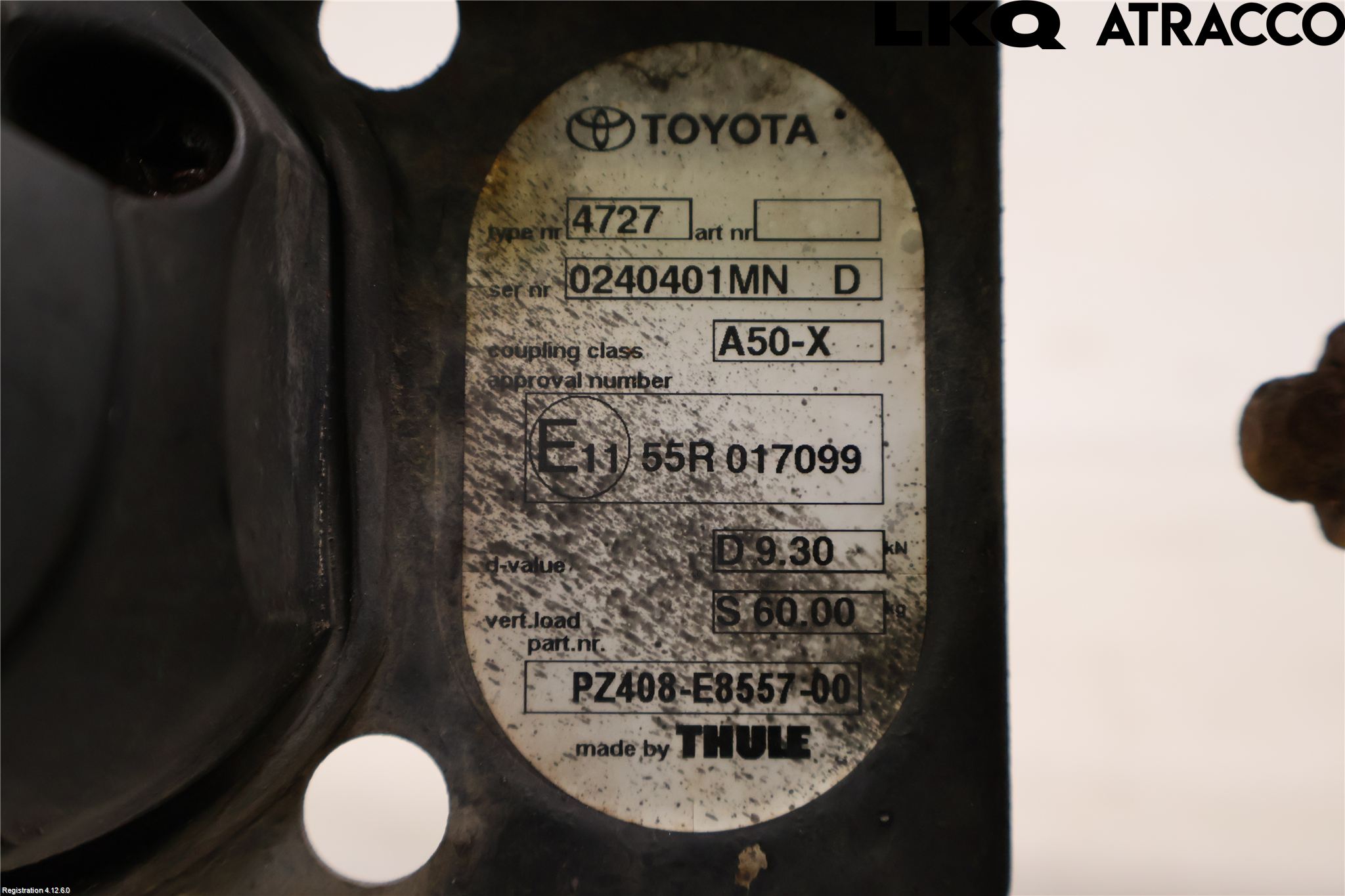 Toyota VERSO 09-18 Tilhengerfeste
