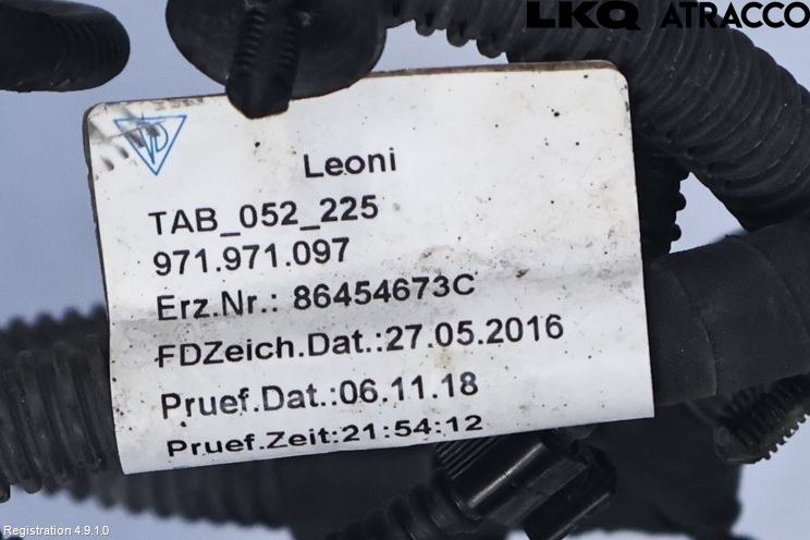 Porsche PANAMERA 09- Ledningsnett
