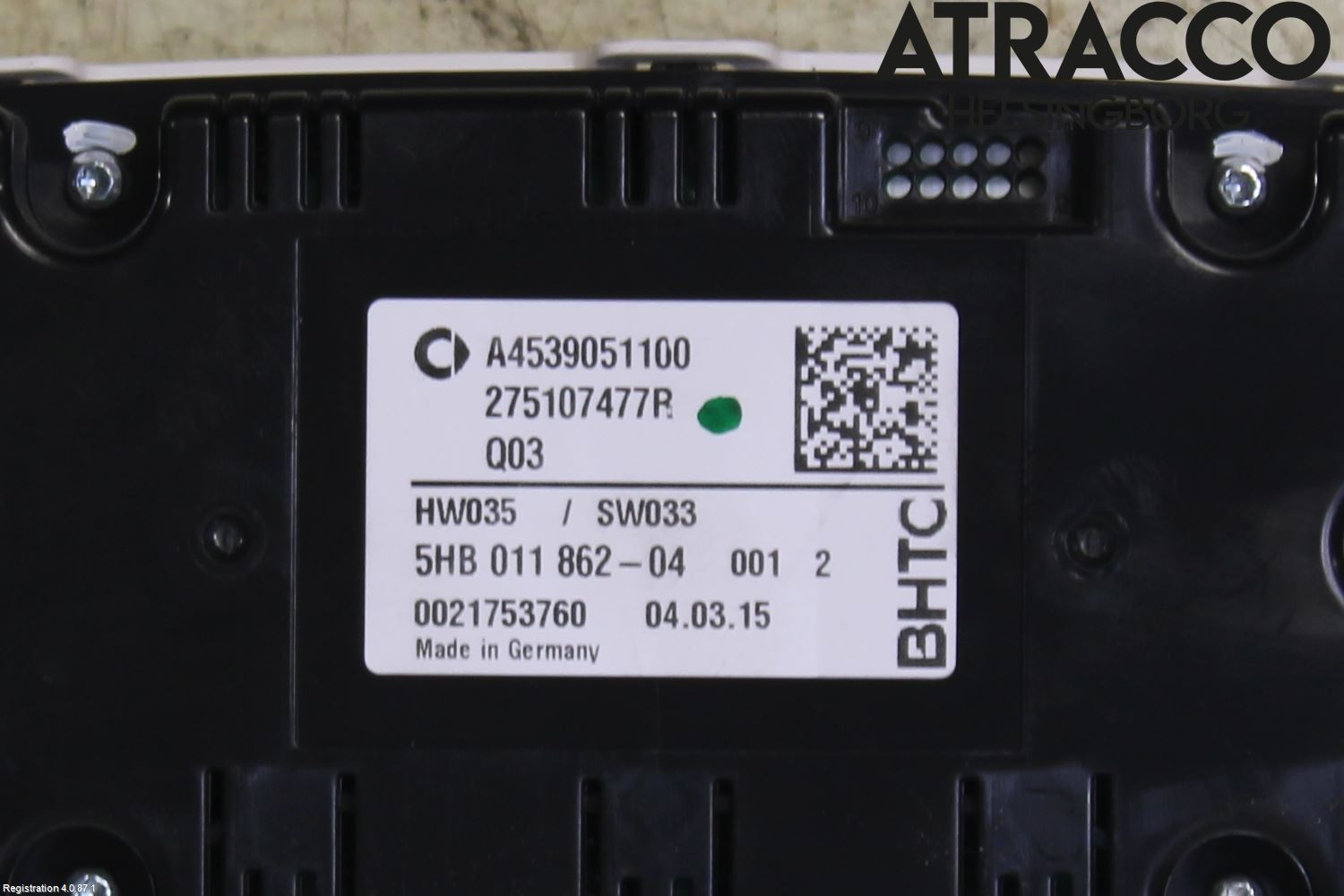 Smart FORFOUR 14-22 Varme Ac Betjening-Display
