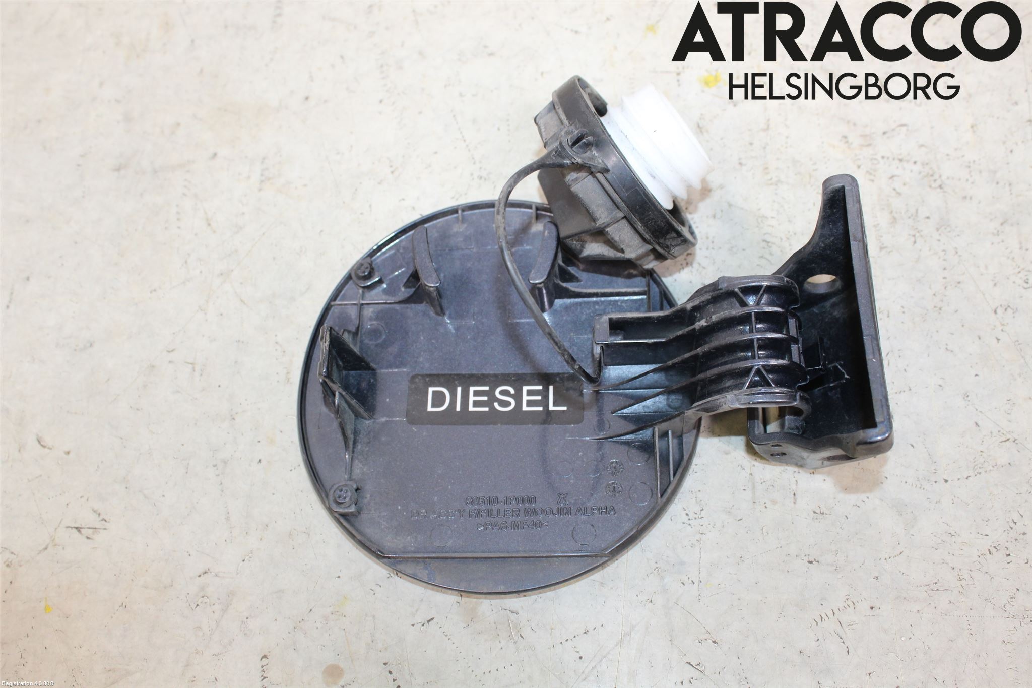 Kia VENGA 10-19 Drivstoff Tankluke