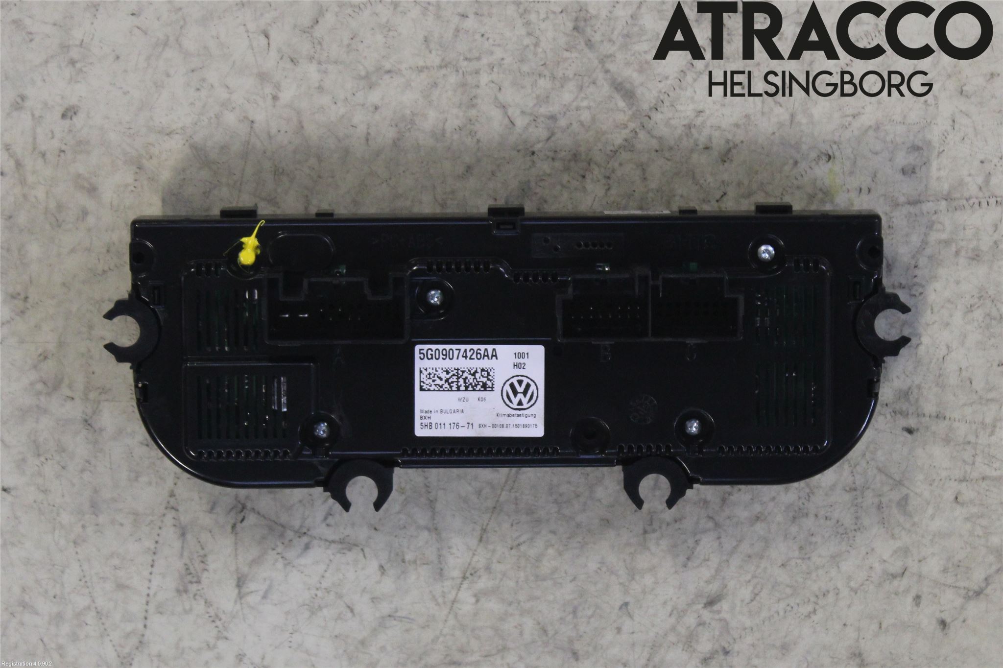 Volkswagen VW GOLF / E-GOLF VII 13-20 Varme Ac Betjening-Display