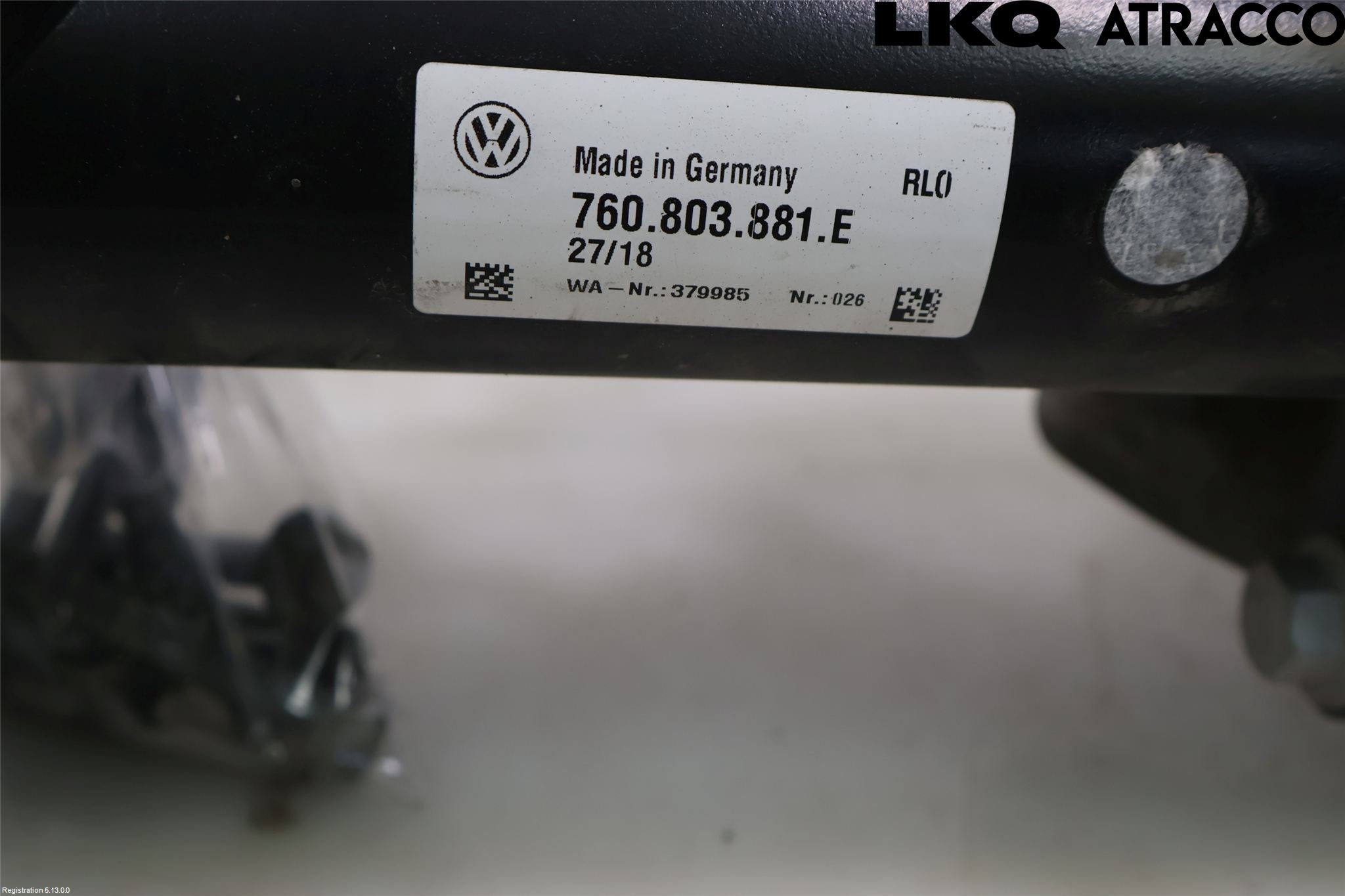 Volkswagen VW TOUAREG CR 18- Tilhengerfeste