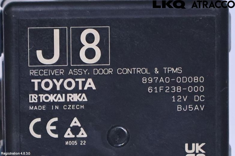 Toyota YARIS CROSS XP21 21- Styreenhet Dør