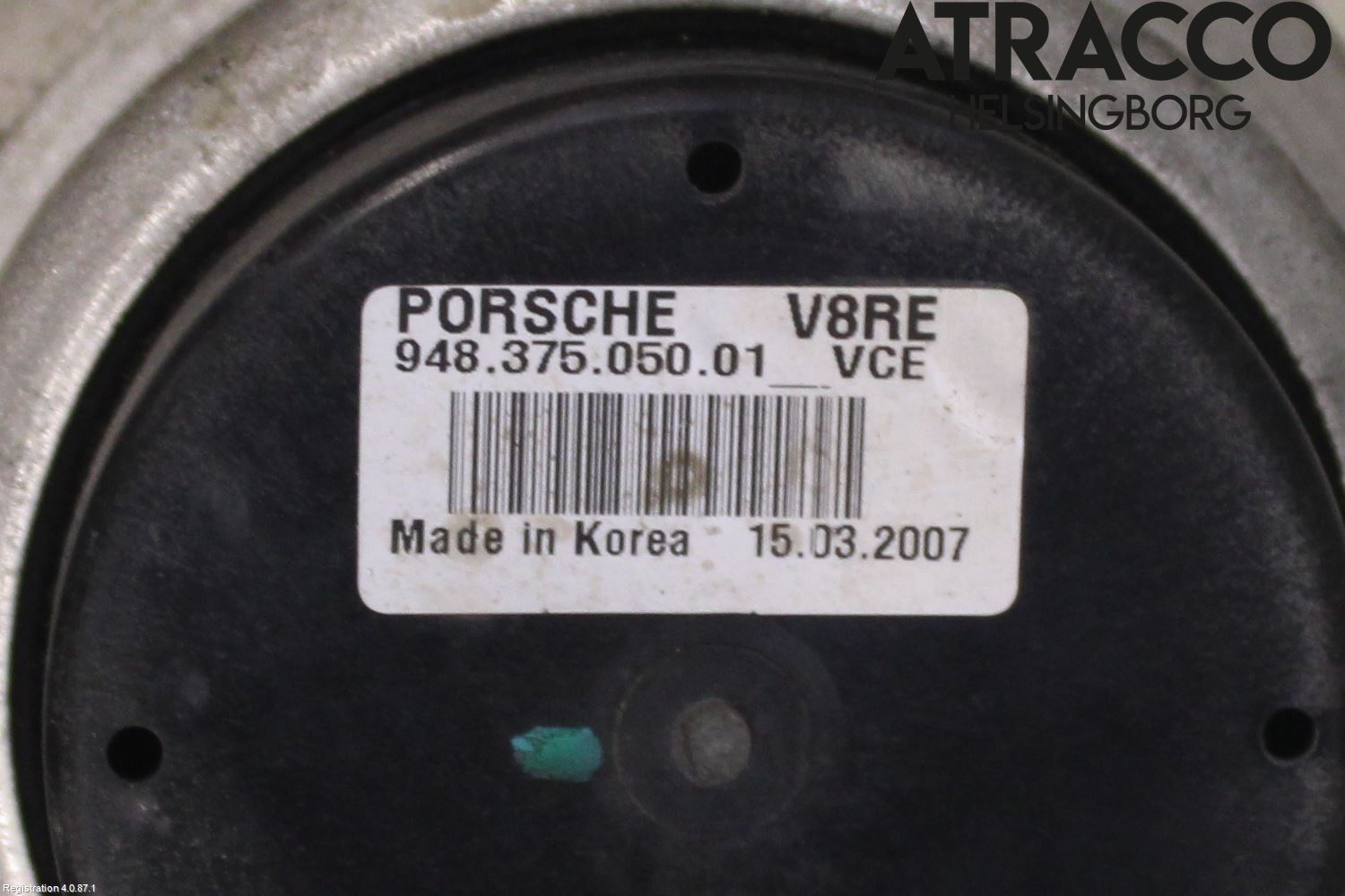 Porsche CAYENNE 03- Motor Feste Gummi