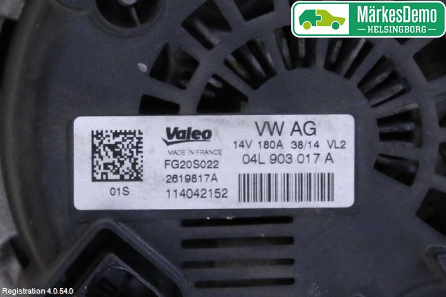 Audi A4 12-15 Dynamo