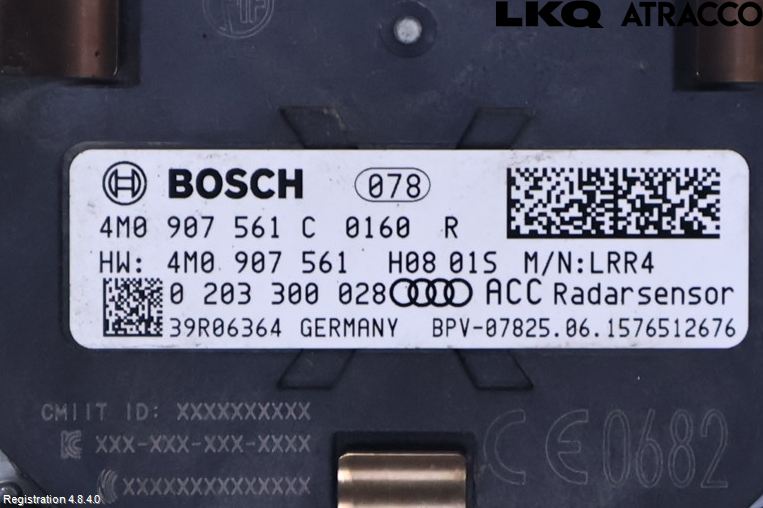 Audi Q7/SQ7 Sensor Fartsbegrensning