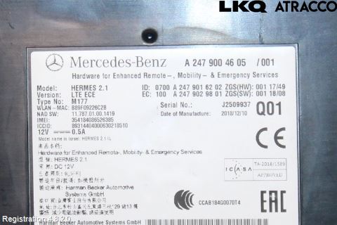 Mercedes-Benz MB AMG GT (C190/R190) 14-22 Styreenhet Øvrig