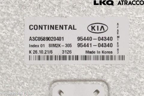 Kia PICANTO 17- Styreenhet Gearkasse