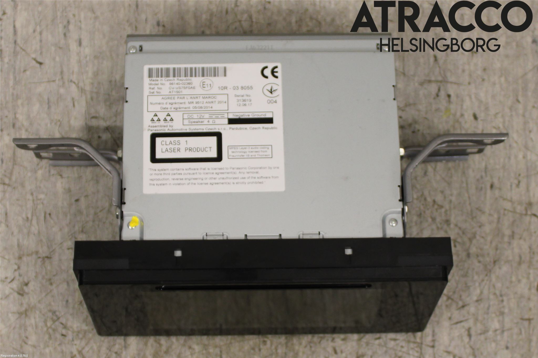 Toyota AURIS 13-19 Stereo Radio Med Cd