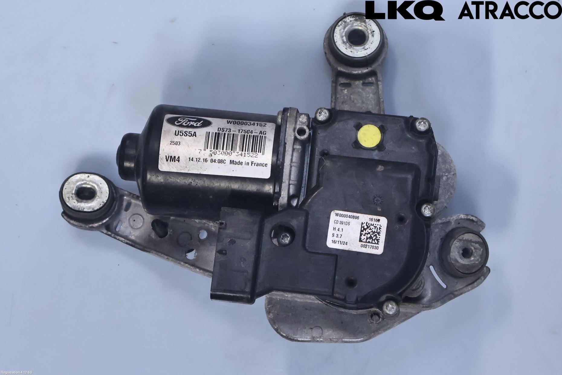 Ford MONDEO 15-22 Viskermotor Frontrute