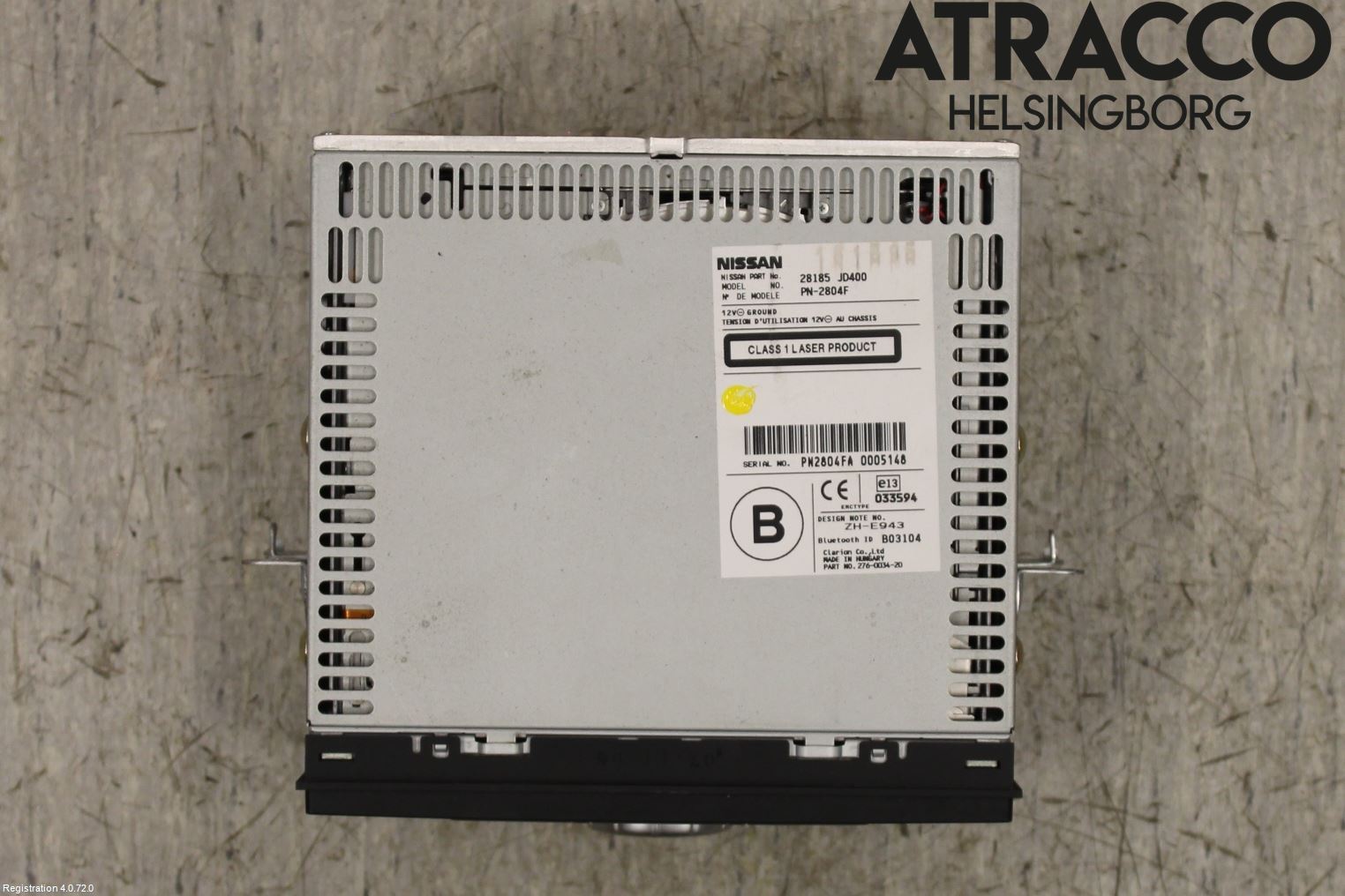 Nissan QASHQAI   07-10 Stereo Radio Med Cd