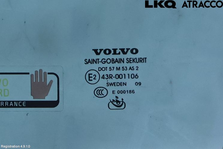 Volvo V70 08-13 Dørrute Foran Venstre 4 Dørs