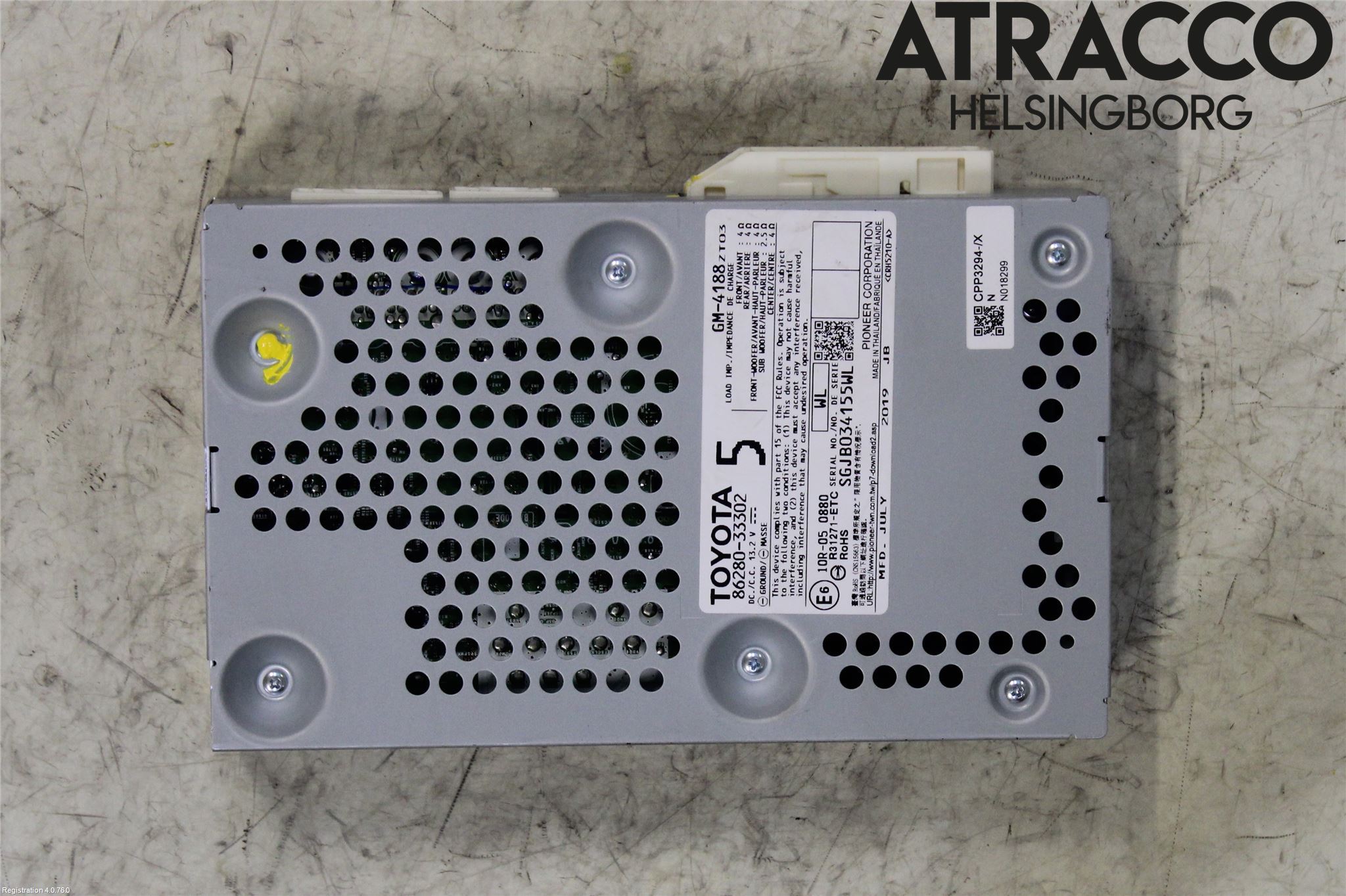 Lexus ES 250/300/330 Stereo Forsterker