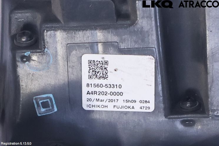 Lexus IS 250/350 14-20 Baklykt Venstre