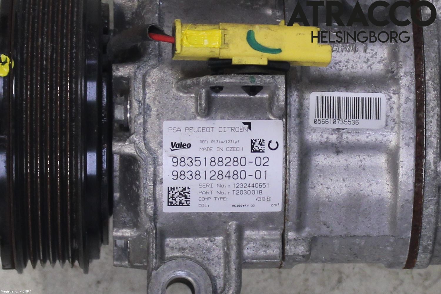 Peugeot 3008 17-24 Varme Ac Kompressor