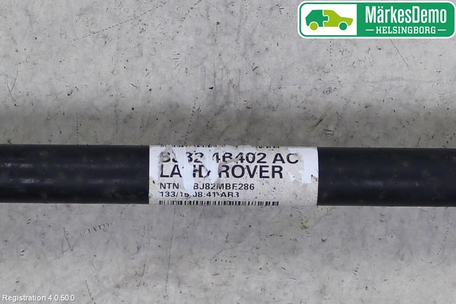Landrover LAND ROVER RANGE ROVER EVOQUE (L538) 11-18 Drivaksel Bak Kompl Høyre