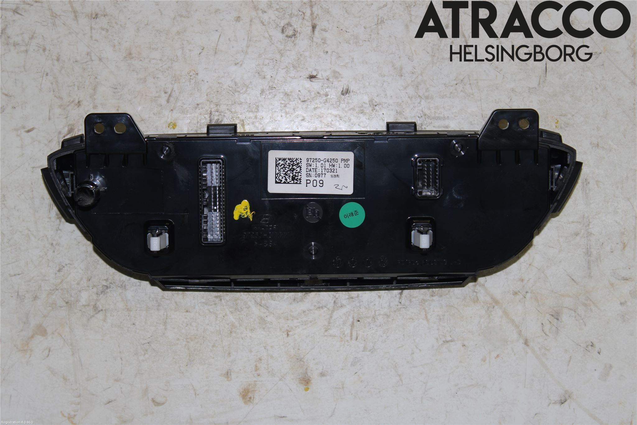 Hyundai i30 PD 17- Varme Ac Betjening-Display