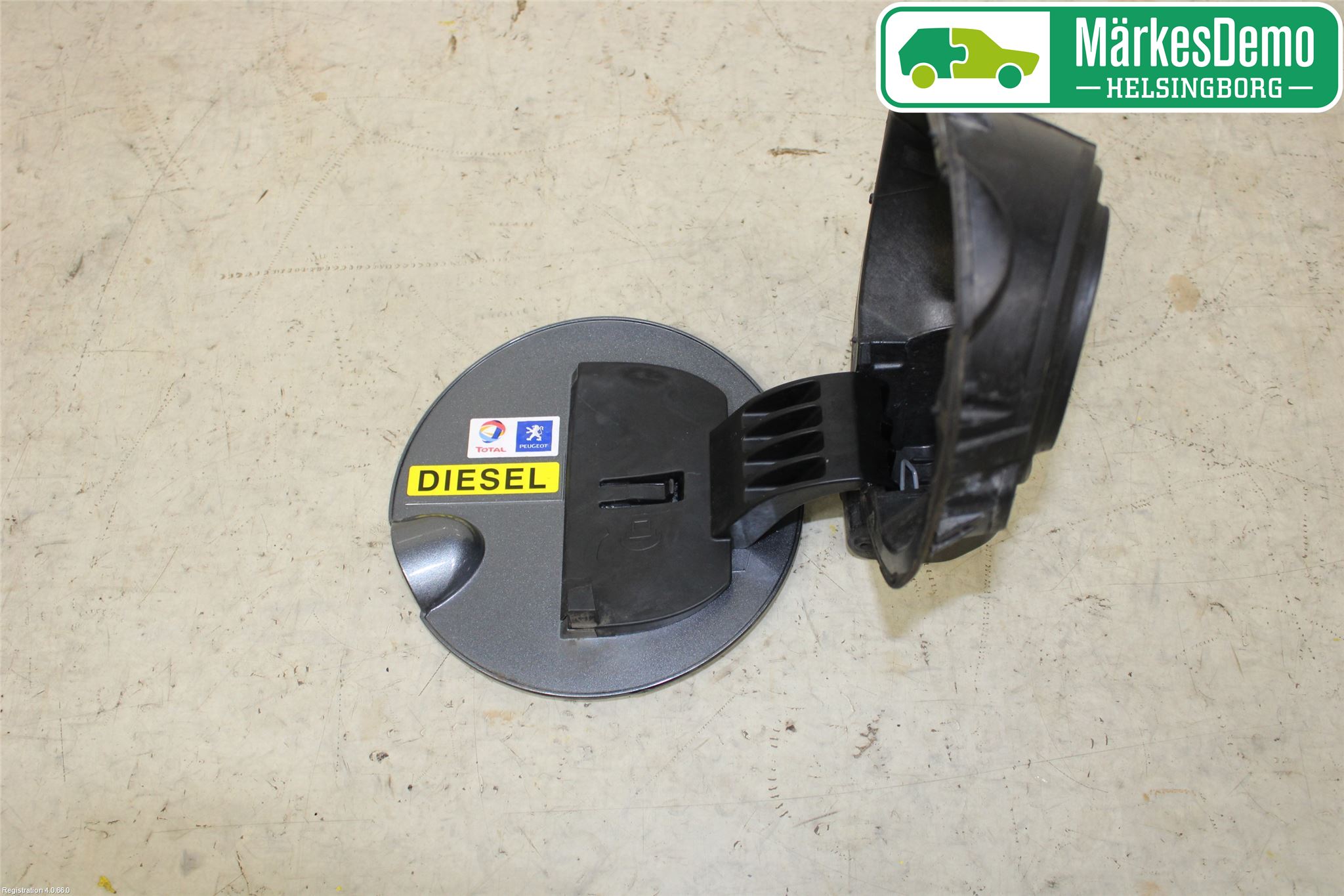 Peugeot 207 Drivstoff Tankluke