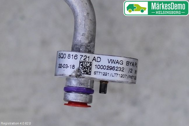 Volkswagen VW GOLF / E-GOLF VII 13-20 Varme Ac Slange - Rør