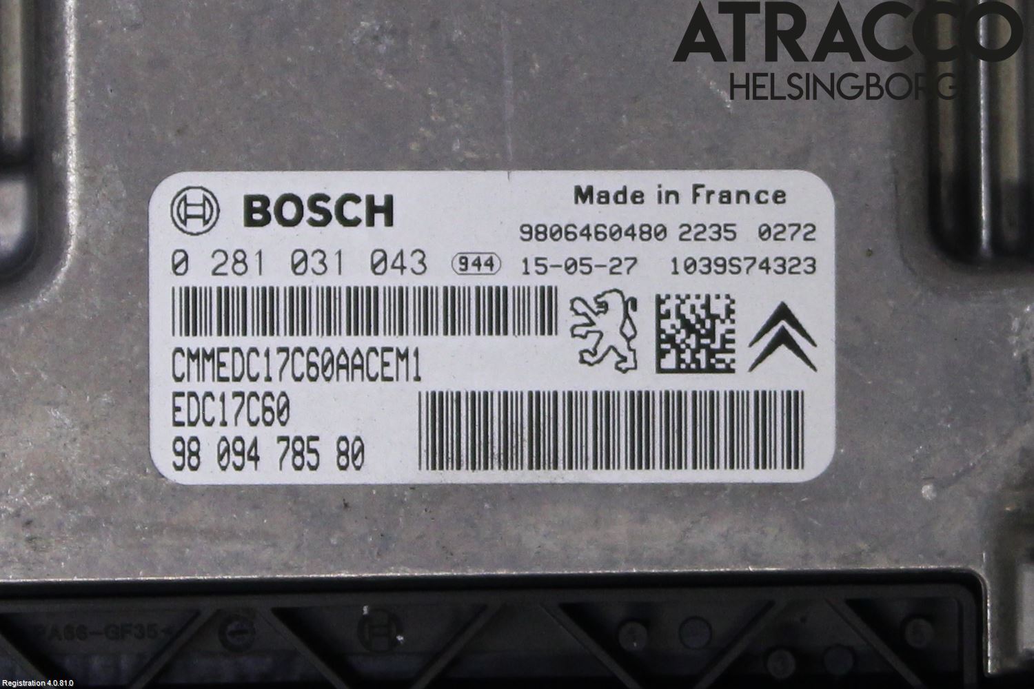 Peugeot PARTNER 08-15 Styreenhet Dieselpumpe