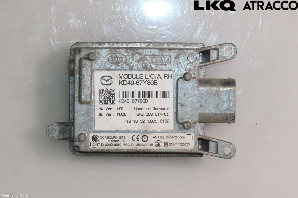 Mazda CX-5 12-17 Sensor Kollisjonsbeskyttelse