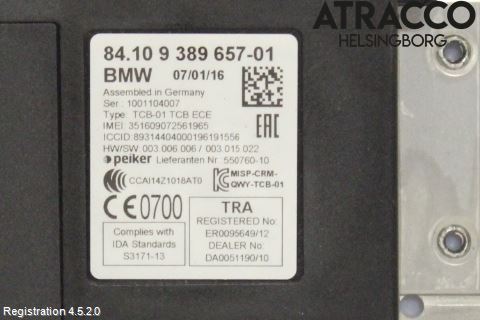 BMW X4 F26 14-18 Styreenhet Øvrig