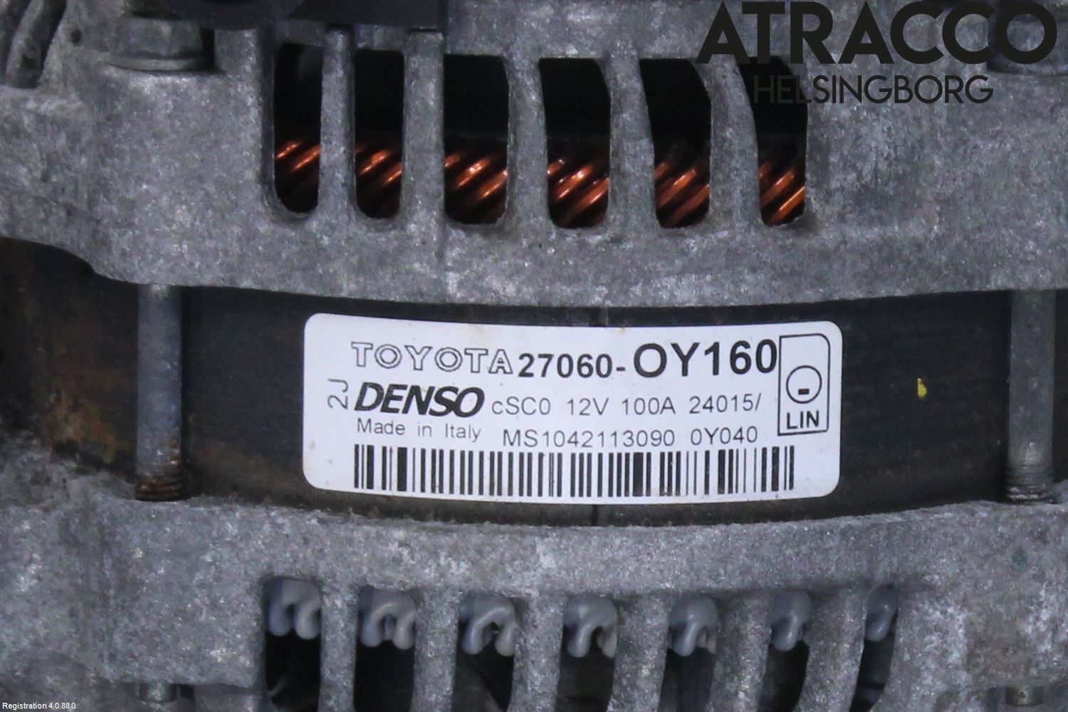 Toyota YARIS XP130 15-20 Dynamo
