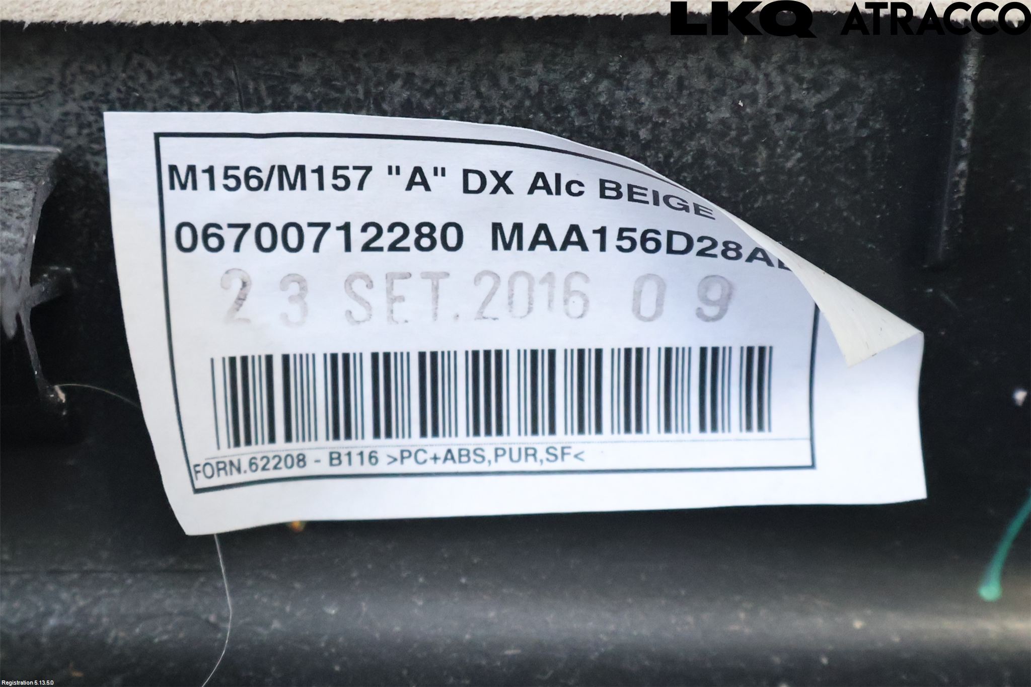 Maserati QUATTROPORTE Innr Deksel A-B-C Stolpe