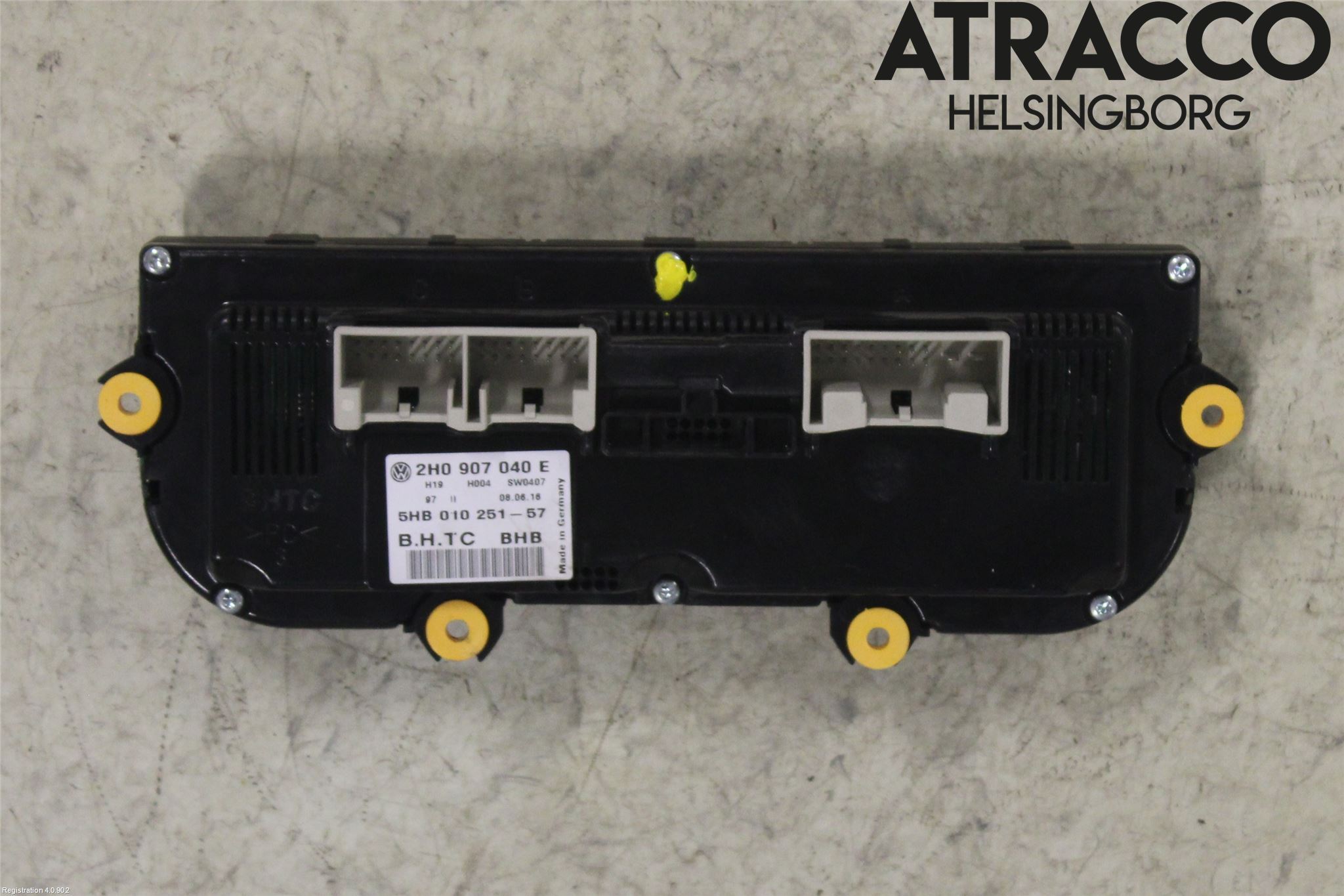 Volkswagen VW AMAROK 2H 10-22 Varme Ac Betjening-Display
