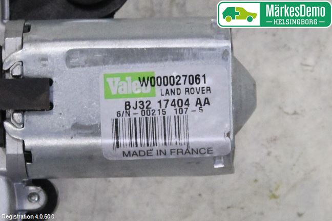 Landrover LAND ROVER RANGE ROVER EVOQUE (L538) 11-18 Viskermotor Bakluke