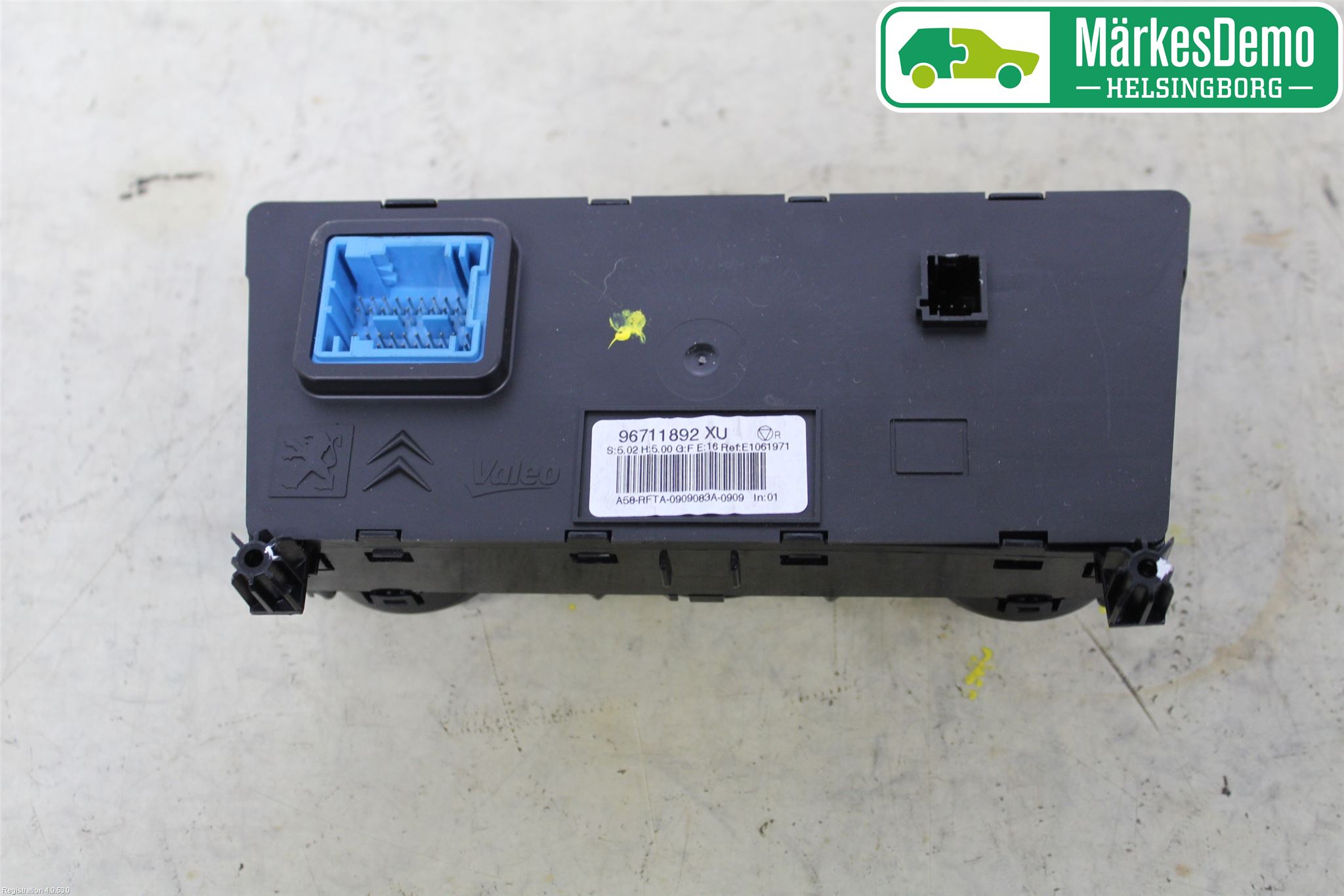 Citroen C3 PICASSO Varme Ac Betjening-Display