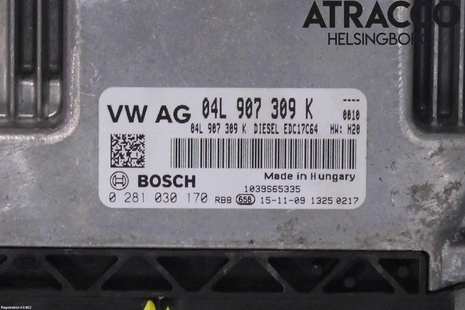 Volkswagen VW TIGUAN 07-16 Styreenhet Dieselpumpe