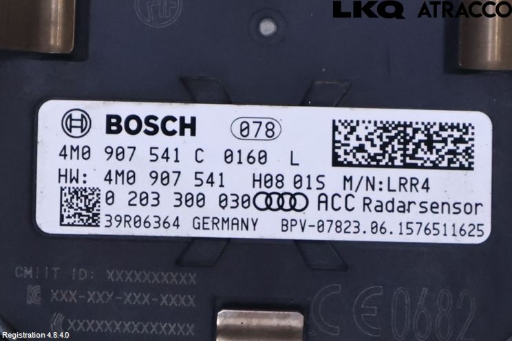 Audi Q7/SQ7 Sensor Fartsbegrensning