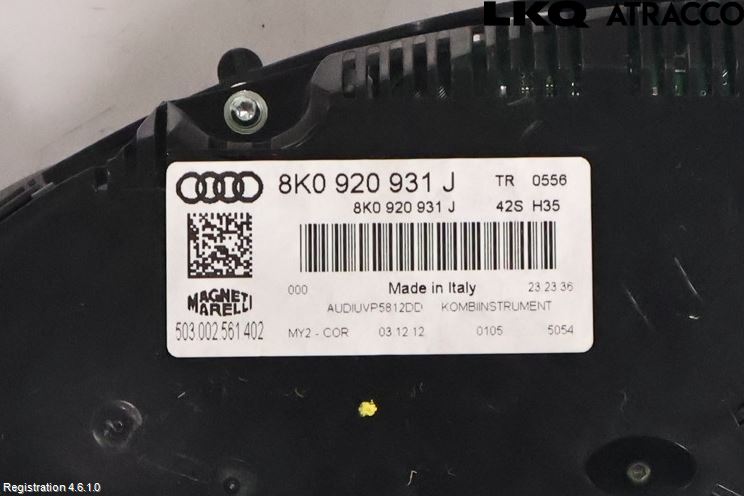 Audi A4 12-15 Instr Kombinert