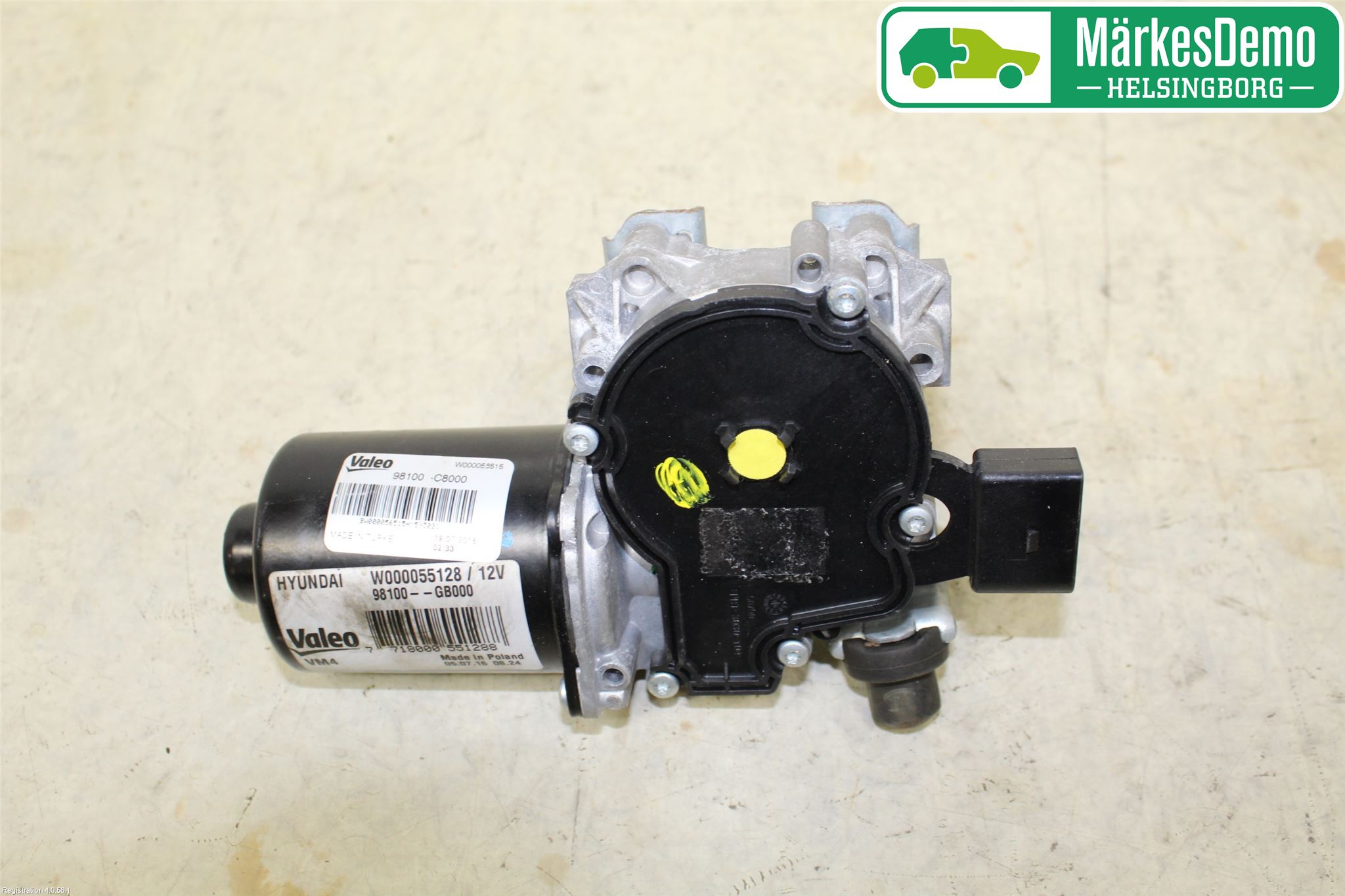 Hyundai i20 GB 15-20 Viskermotor Frontrute
