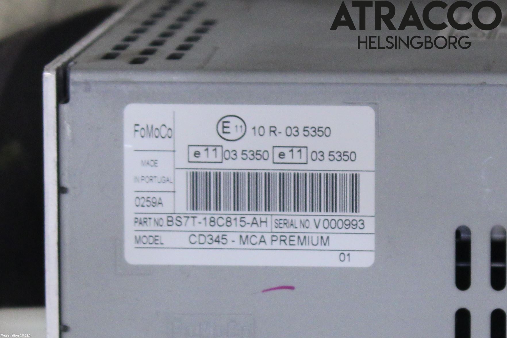 Ford S-MAX 06-15 Stereo Radio Med Cd