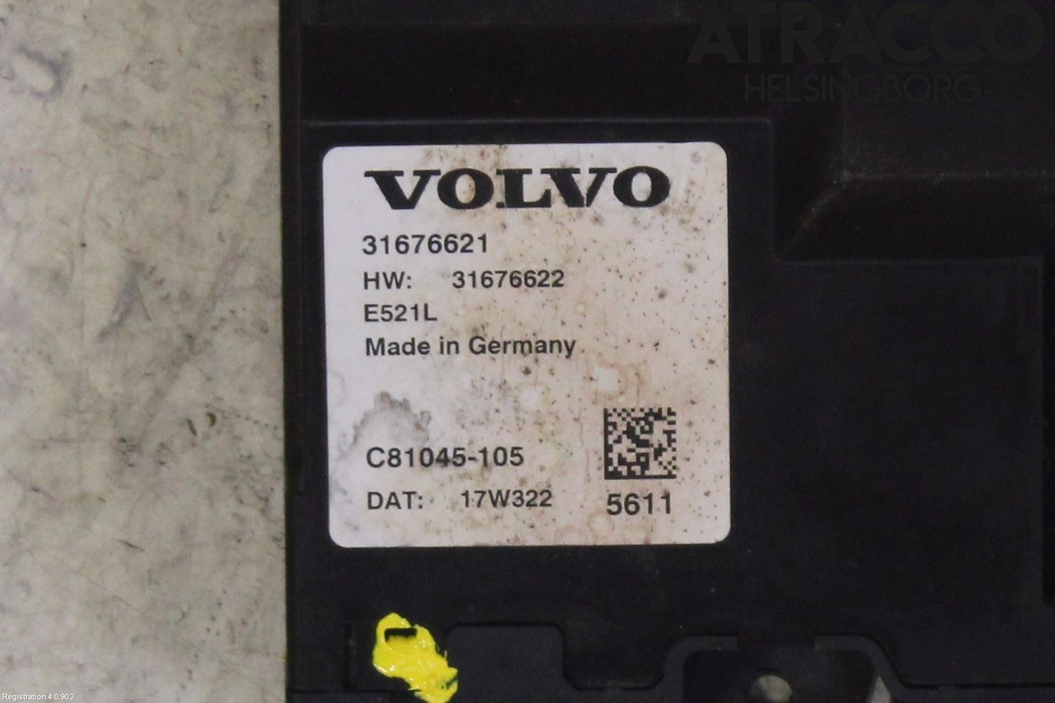 Volvo V90 17->> Styreenhet Bakluke