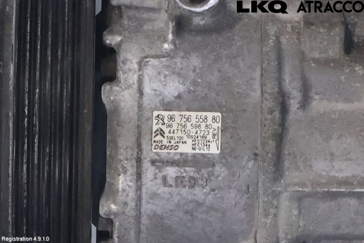 Peugeot 2008 13-20 Varme Ac Kompressor