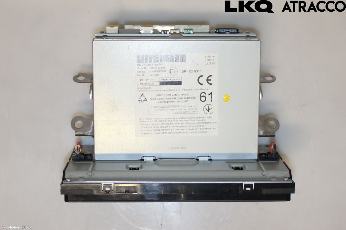 Toyota COROLLA 19- Stereo Radio Med Cd