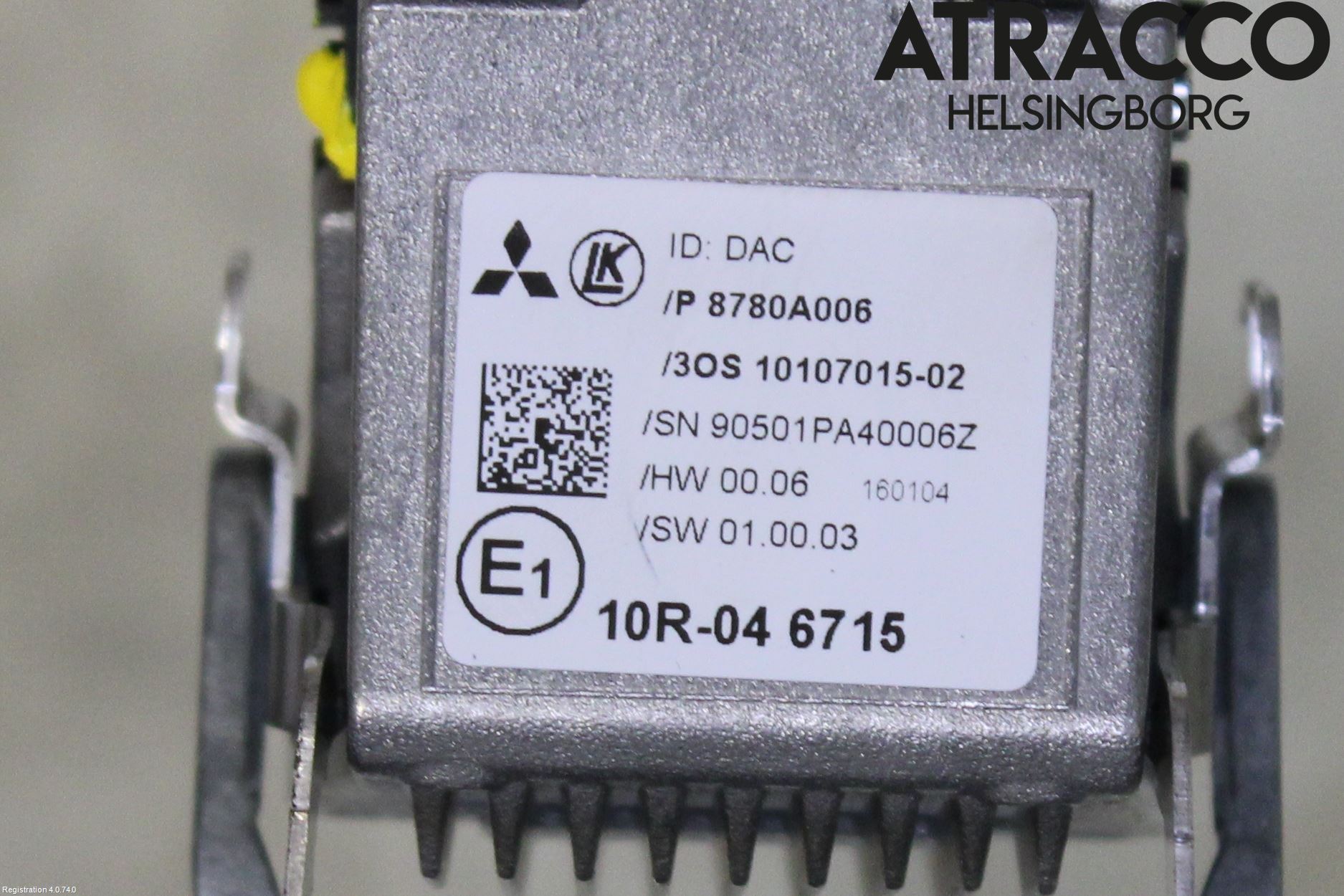 Mitsubishi L200 16-23 Sensor Kollisjonsbeskyttelse