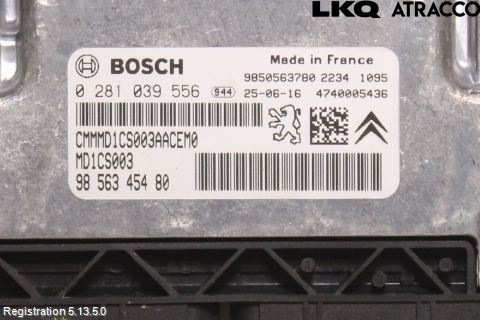 Citroen BERLINGO/E-BERLINGO 19- Styreenhet Dieselpumpe