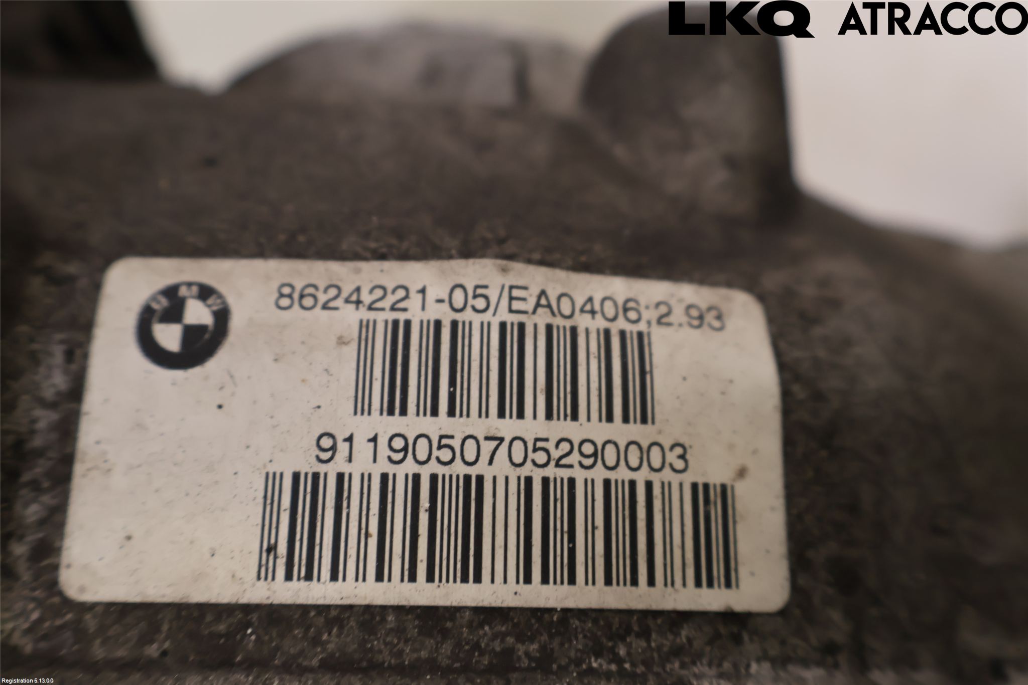 BMW 5 G30/G31/F90 17-23 Bakaksel Kardang Bak -Diff