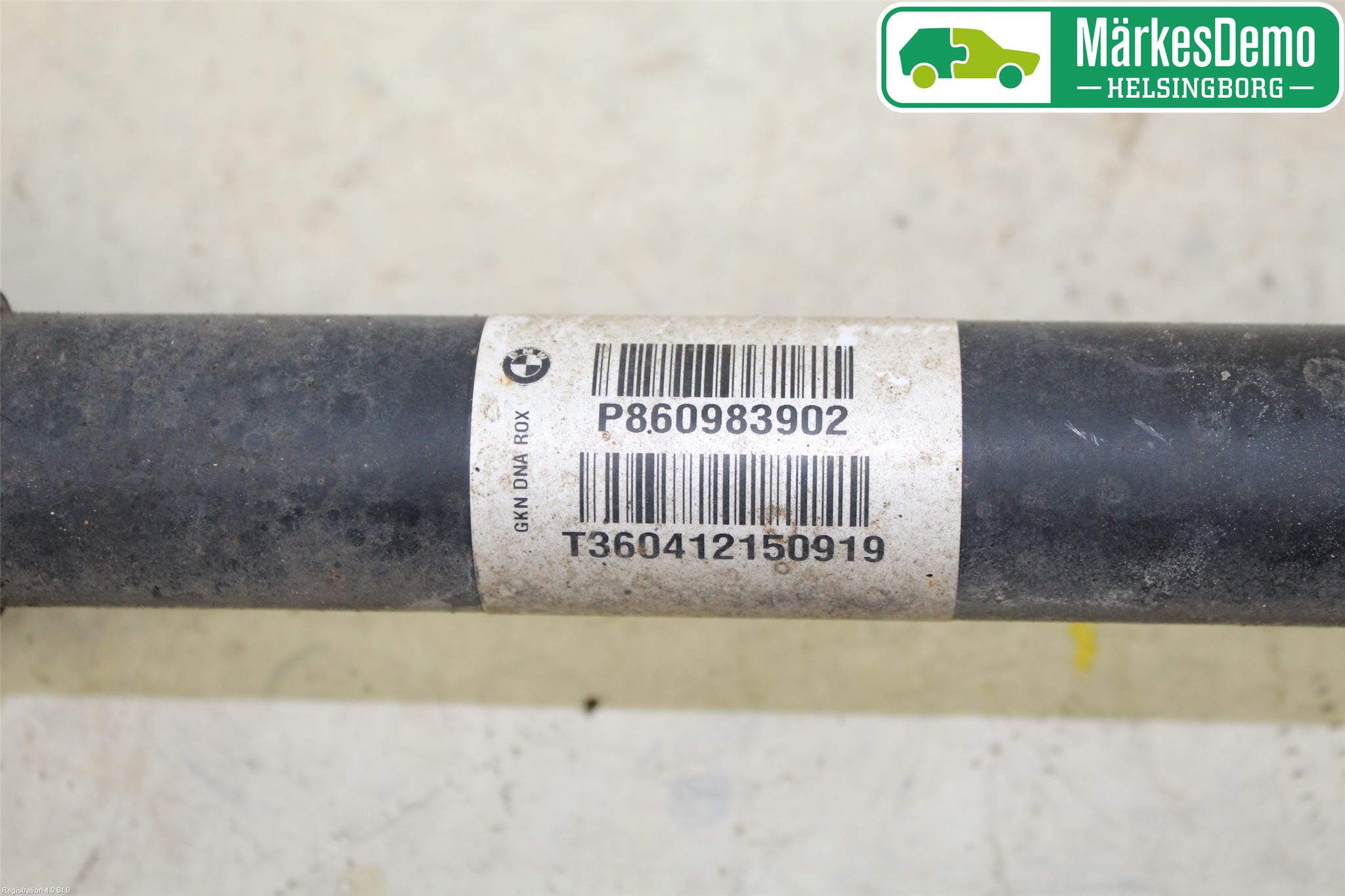 BMW X5 F15 13-18 Drivaksel Bak Kompl Venstre