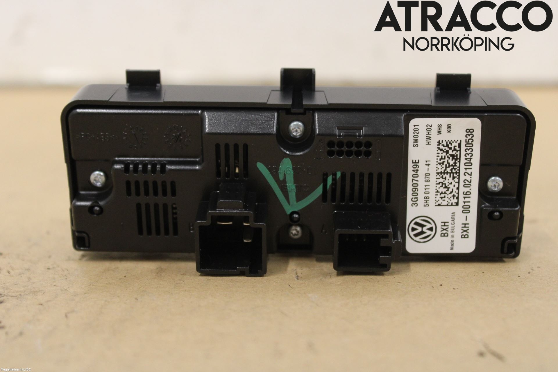 Volkswagen VW ARTEON 17- Varmeapparat Panel(Regulering)