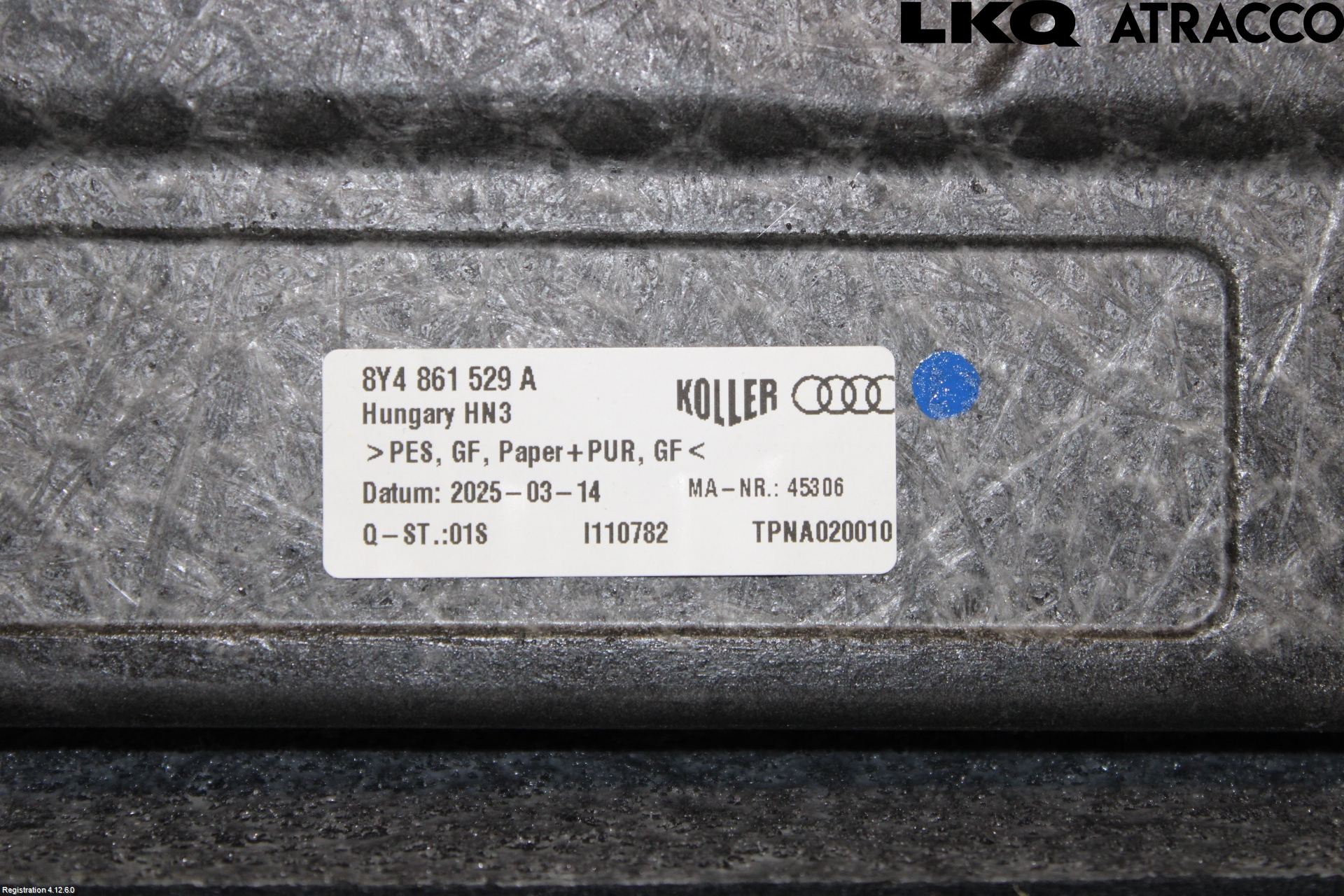 Audi A3/S3 8Y 21- Bakluke Bun (Utgår 5023)