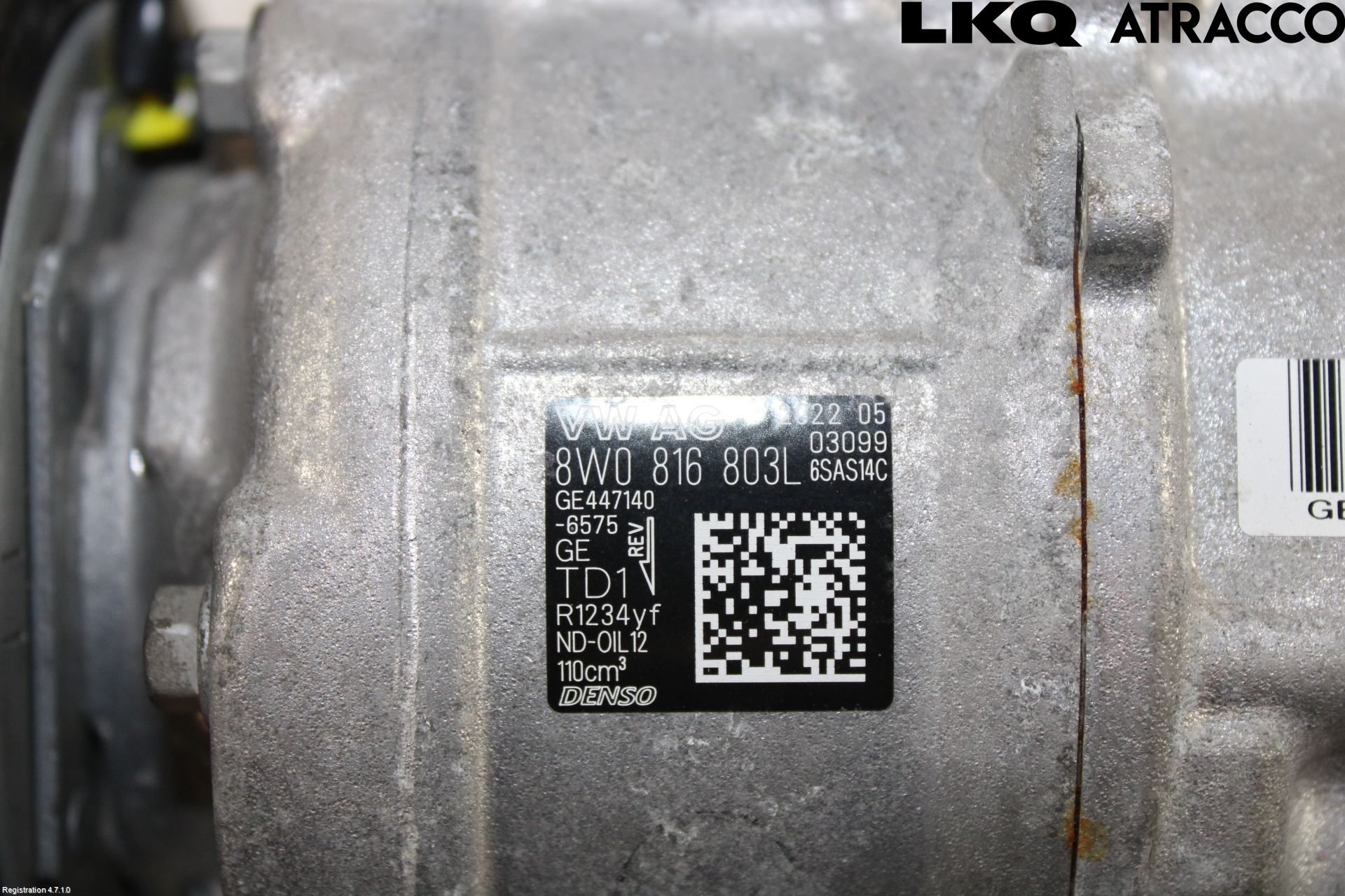 Audi A4/S4 B9 20- Varme Ac Kompressor