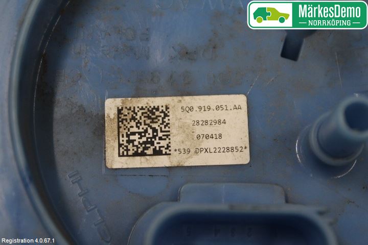 Volkswagen VW GOLF / E-GOLF VII 13-20 Drivstoffpumpe Fødepumpe El