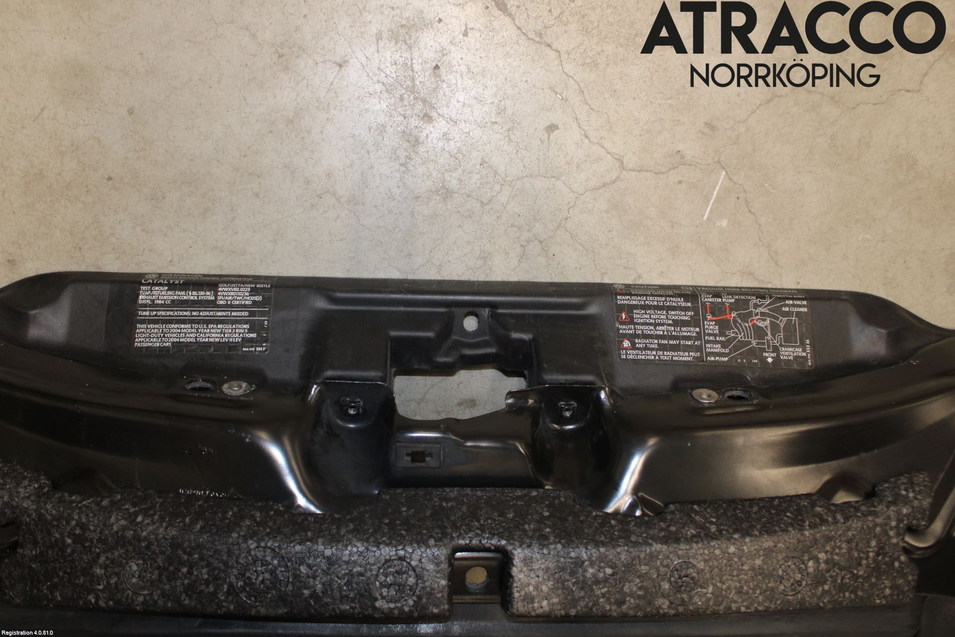 Volkswagen VW BEETLE 98-10 Frontplate